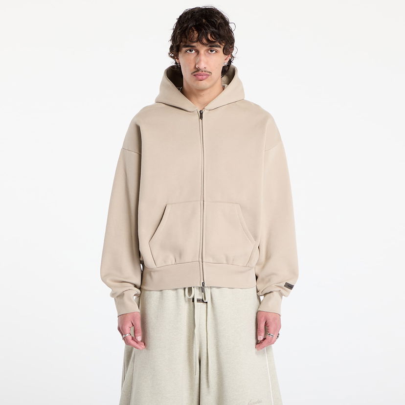 Huppari Fear of God Fear of God Essentials Classic Full Zip Hoodie Beige | 192SP254781F-198