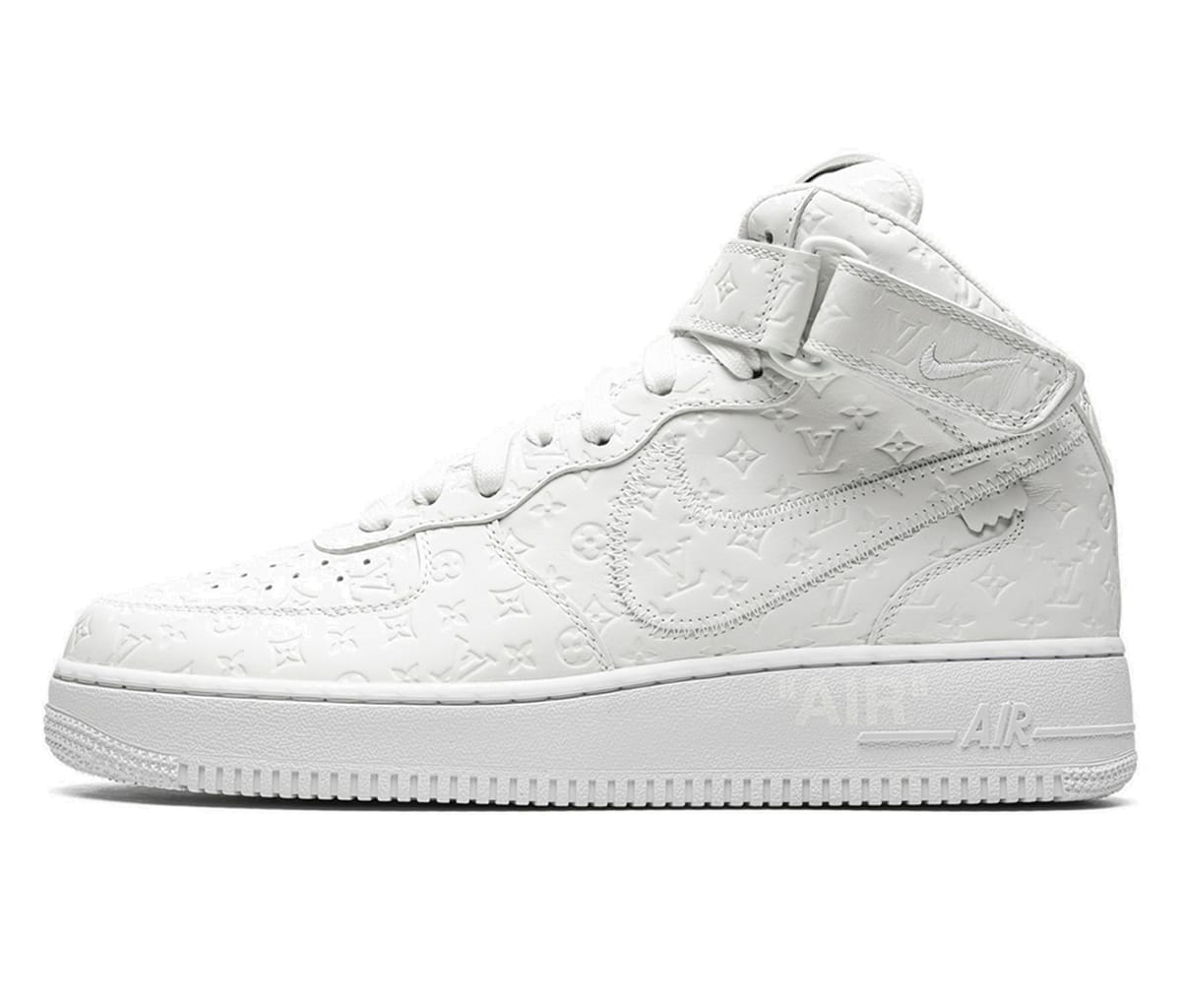 Tennarit ja kengät Nike Louis Vuitton By Virgil Abloh x Air Force 1 Mid Valkoinen | MS0222, 0