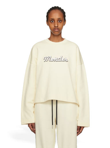 Villapaita Moncler Appliqué Valkoinen | I20938G00020899U5