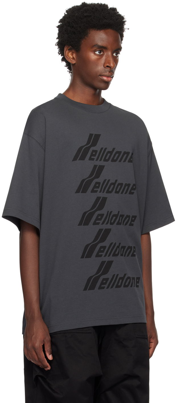 T-paita We11done Printed T-Shirt Harmaa | WD-TP6-20-074-U-CH, 1