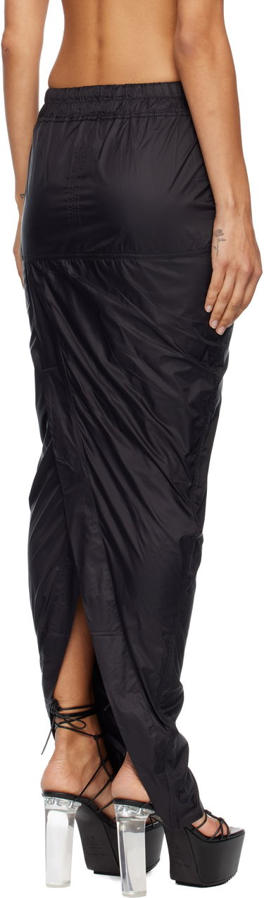 Hame Rick Owens DRKSHDW Concordians Pull On Pillar Maxi Skirt Musta | DS02E7332 NP, 2