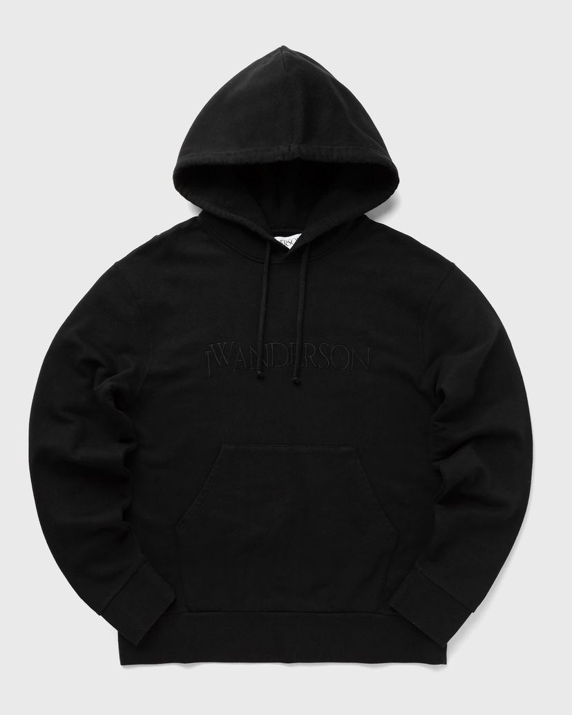 Huppari JW Anderson LOGO EMBROIDERY HOODIE Musta | JW0163-PG0861-999