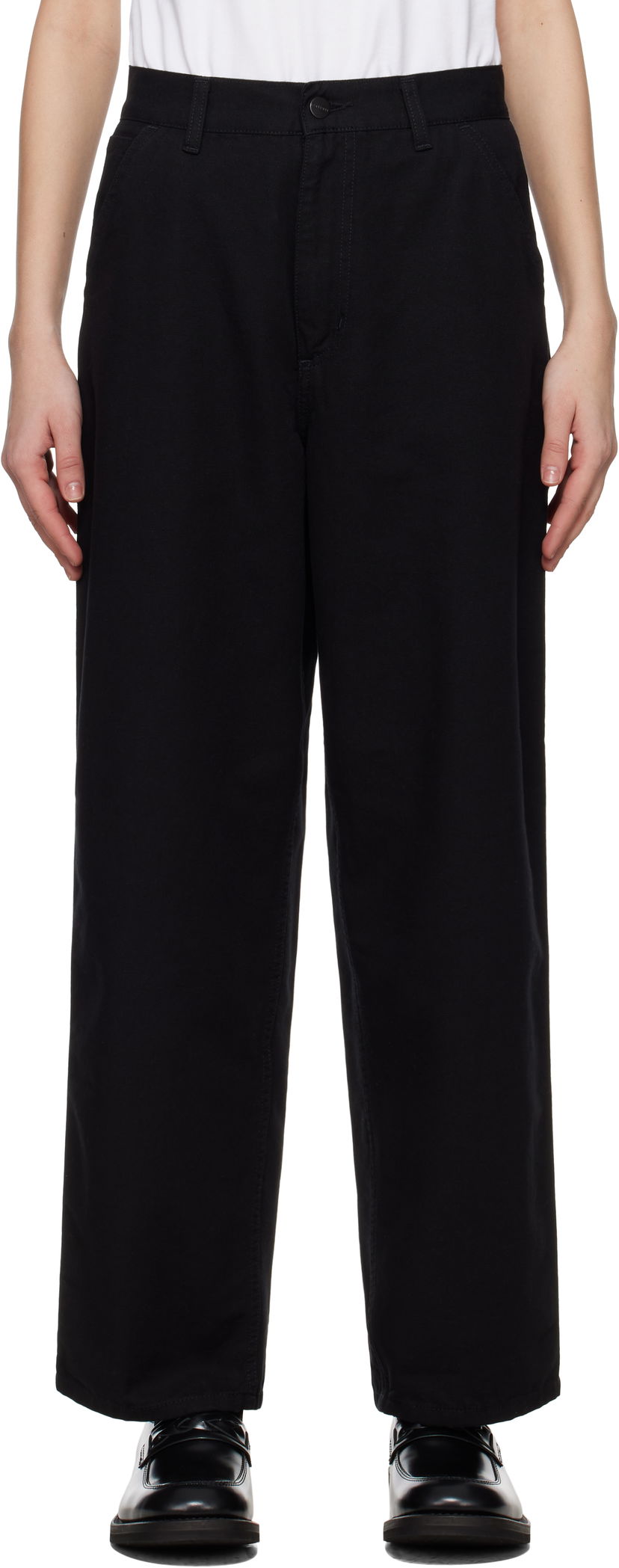 Housut Carhartt WIP Carhartt WIP Brandon Single Knee Trousers Musta | I034880 8902