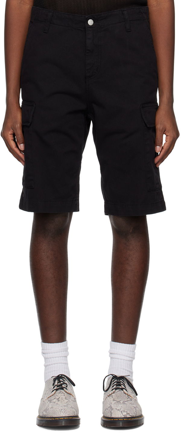 Shortsit Carhartt WIP Regular Cargo Shorts Musta | I031517
