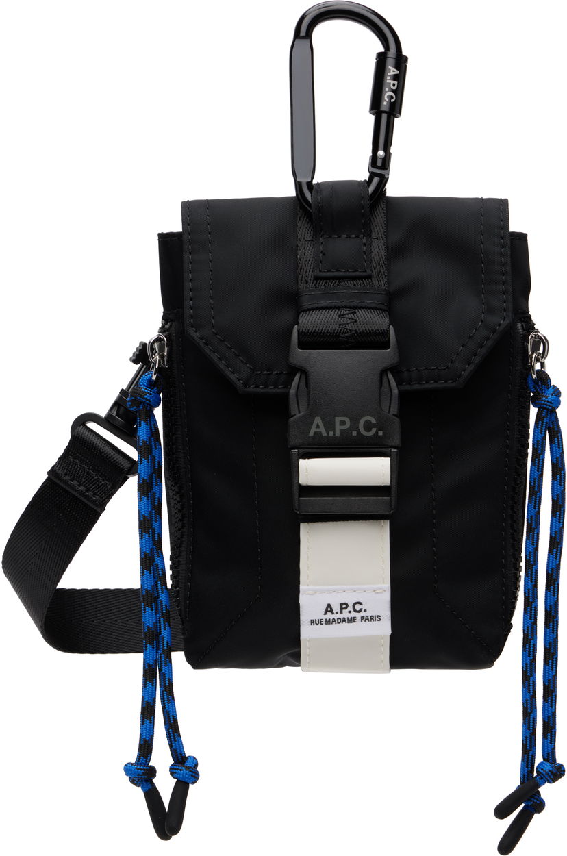 Olkalaukku A.P.C. Trek Crossbody Pouch Musta | PAAGR-H61733