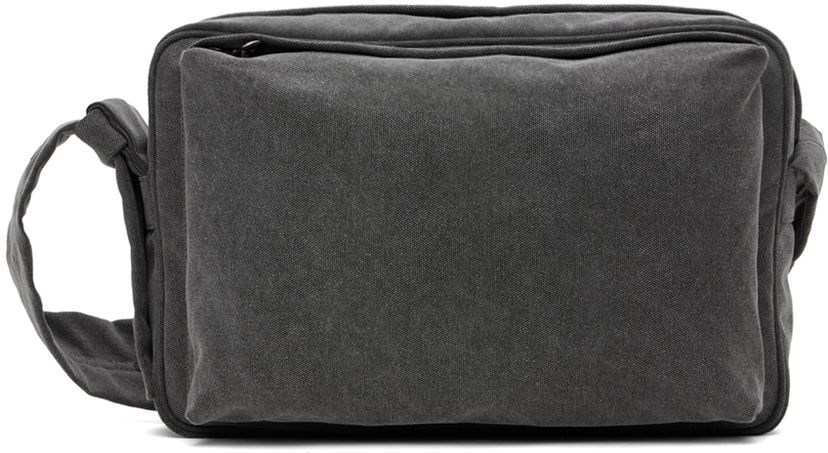 Olkalaukku Solid Homme Solid Homme Washed Cross Bag Harmaa | S243BA02