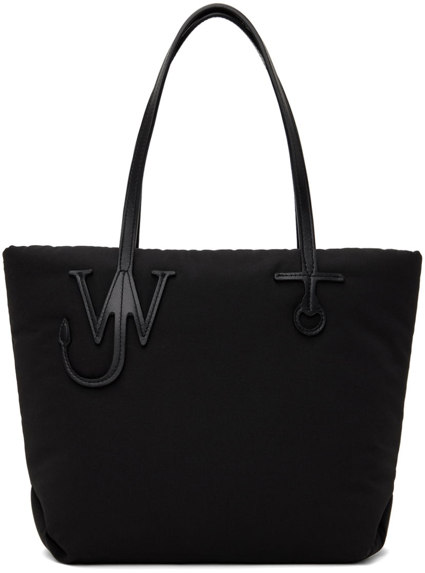 Vaatteet JW Anderson Black Small Puffy Anchor Tote Musta | HB0653FA0382999