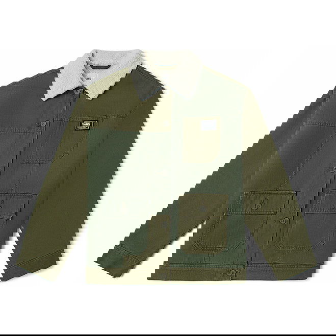 Parka Vans Vans Contrast Stitch Cargo Jacket Vihreä | VN0A5F6LKCZ