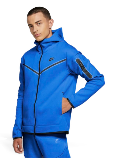 Huppari Nike Sportswear Tech Fleece M Full-Zip Hoodie Sininen | CU4489-480