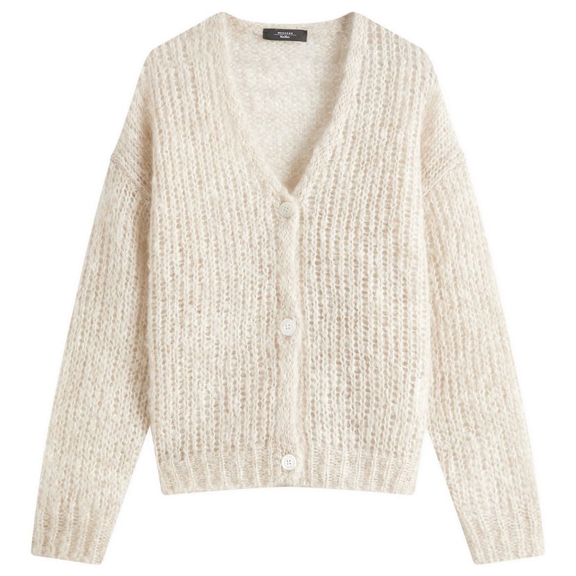 Villapaita Max Mara Weekend Max Mara Pontiac Knitted Cardigan Beige | 2515341031600