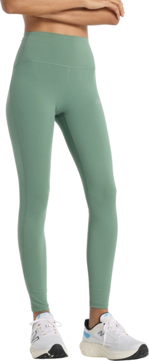 Leggingsit New Balance Sleek Pocket High Rise 7/8 Leggings Vihreä | wp51275-dkj