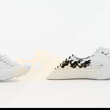 Tennarit ja kengät Converse Comme des Garçons PLAY x Chuck 70 Low Valkoinen | A08150C, 3