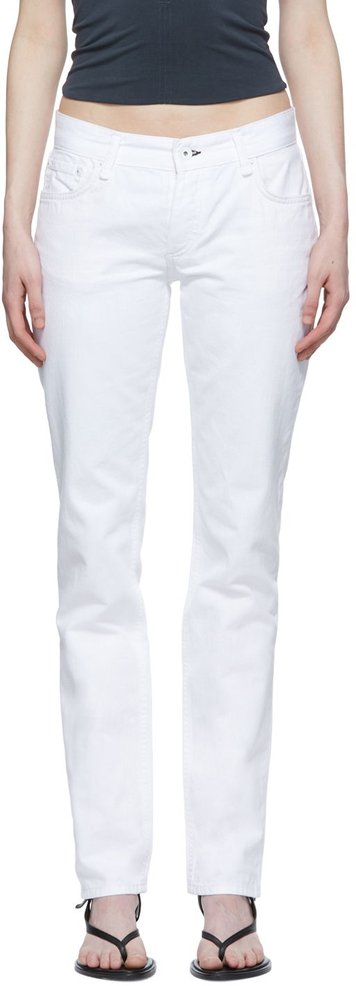 Jeans rag & bone Piper Straight-Leg Jeans Valkoinen | WDD22P2904SPBW