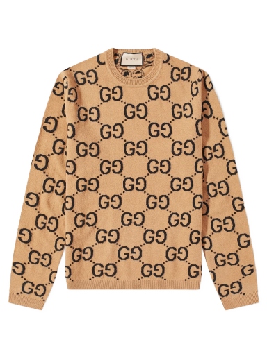 Villapaita Gucci Jumbo GG Crew Neck Knit Monivärinen | 692900-XKCC5-2075