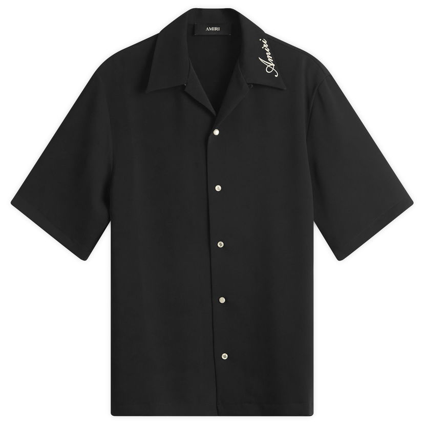 Paita AMIRI Amiri Camp Shirt, Size Medium Musta | AMSTCA1127-Black
