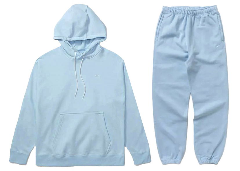 Verryttelypuku Nike Fleece Hoodie & Joggers Set Sininen | CV0552-441/CW5460-441