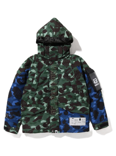 Takki BAPE Undefeated x Color Camo Snowboard Down Jacket Vihreä | 1I73-144-902