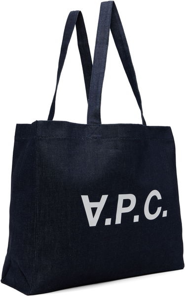 Kangaskassi A.P.C. A.P.C. Daniela Shopping Tote Tummansininen | COHIZ-M61446, 3