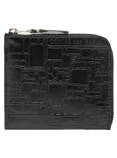 Lompakko Comme des Garçons Embossed Logo Wallet Musta | SA3100EL-1