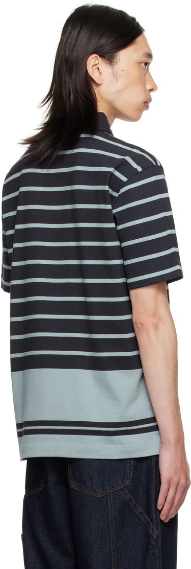 Poolopaita Burberry Burberry Index Stripe Polo Musta | 8110595, 2