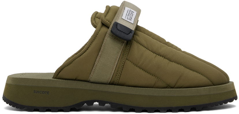 Vaatteet SUICOKE Suicoke ZAVO-PUFFab Slippers Vihreä | OG-072PUFF-TRab
