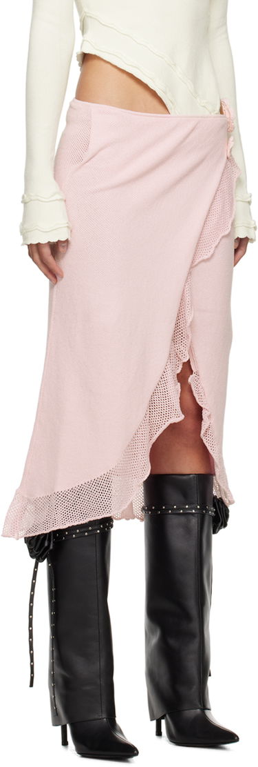 Hame GUIZIO Guizio Bellamar Wrap Midi Skirt Vaaleanpunainen | R24619S035, 1