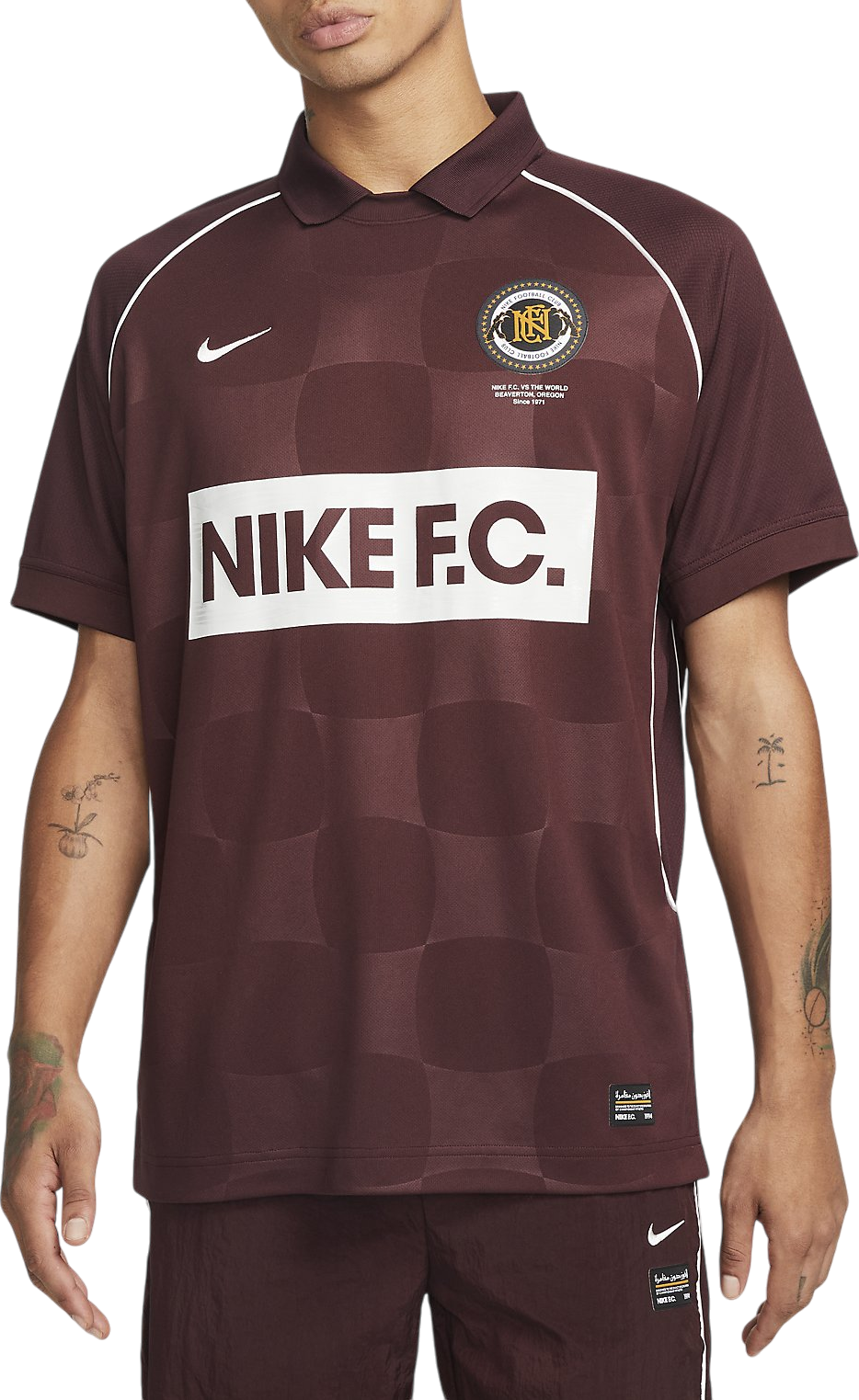 Jersey Nike Nike F.C. Jersey Burgundia | dq5045-652, 0
