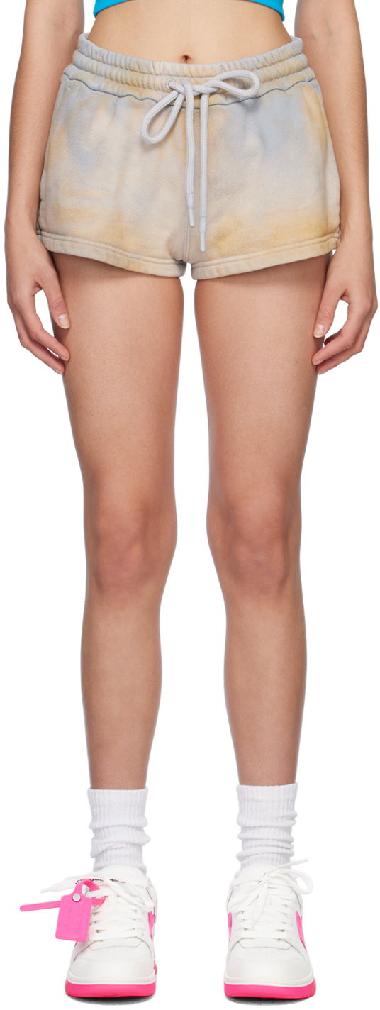 Shortsit Off-White Beige & Blue Shorts Beige | OWCI003S23JER0016100