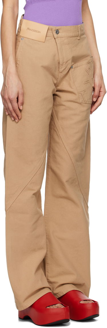Cargo housut JW Anderson JW Anderson Twisted Workwear Trousers Beige | TR0384-PG1744, 1