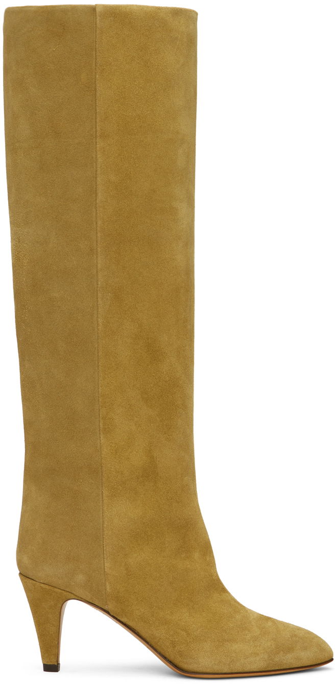 Tennarit ja kengät ISABEL MARANT Laspi Suede Knee-High Boots Oranssi | 24PBT0021FA-B1A07S
