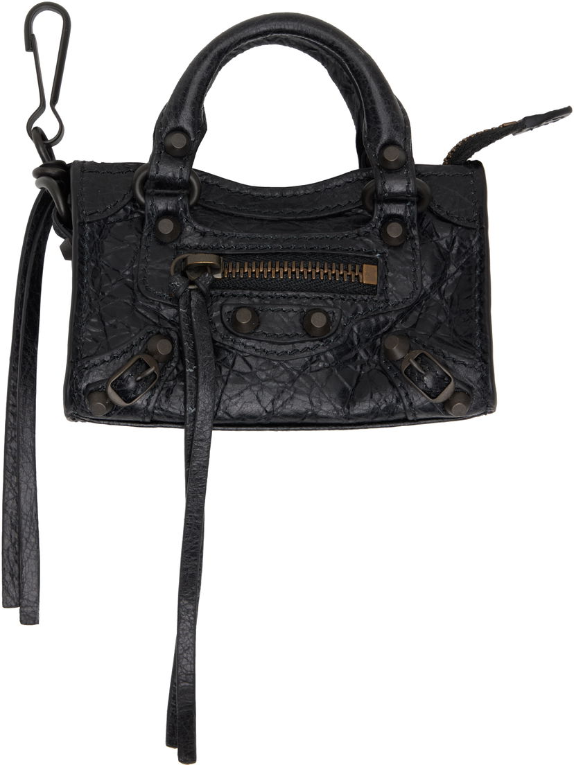 Avaimenperät Balenciaga Balenciaga 'Le City' Micro Bag Charm Musta | 819471 2ABEK