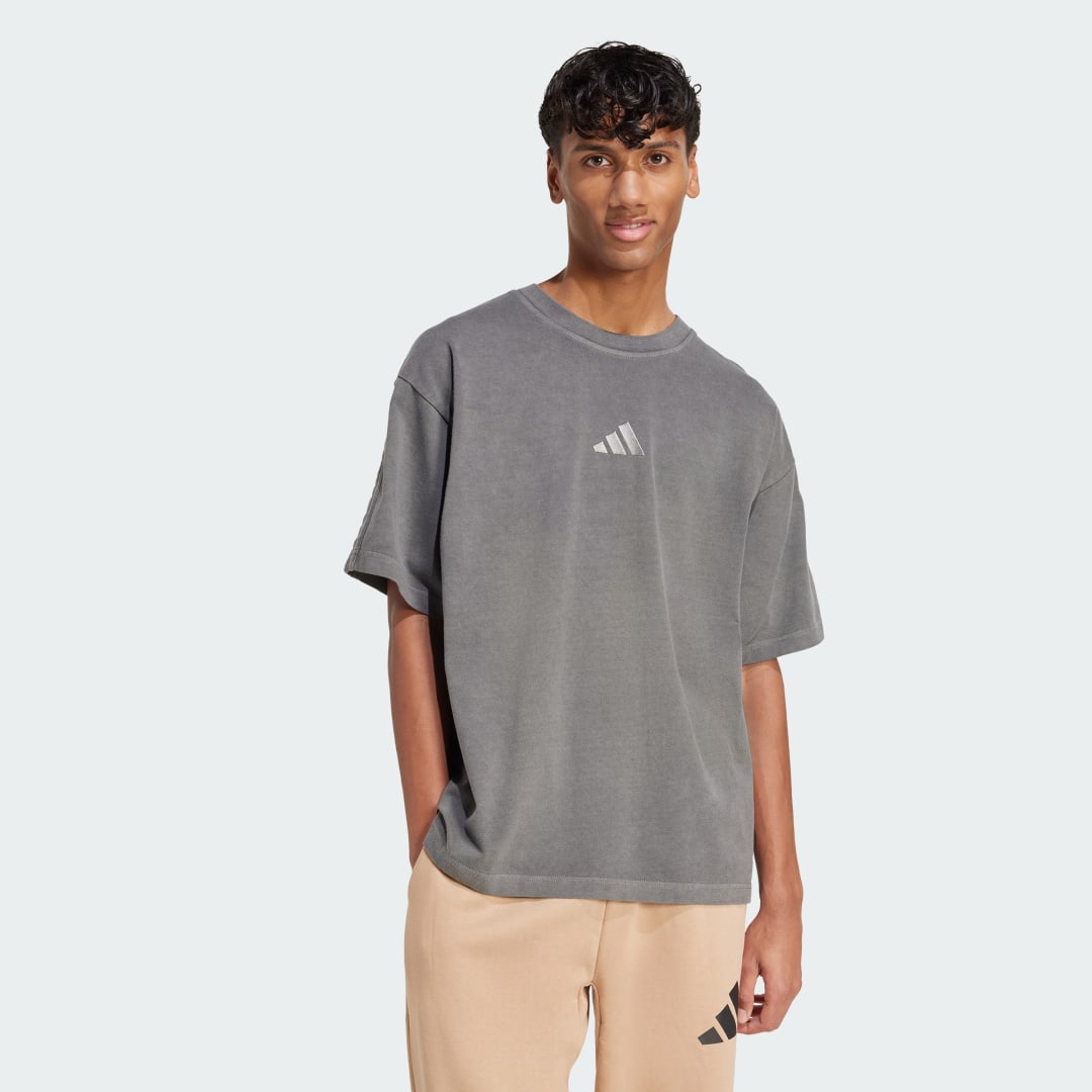 T-paita adidas Performance ALL SZN Washed Tee Harmaa | JN0611, 0