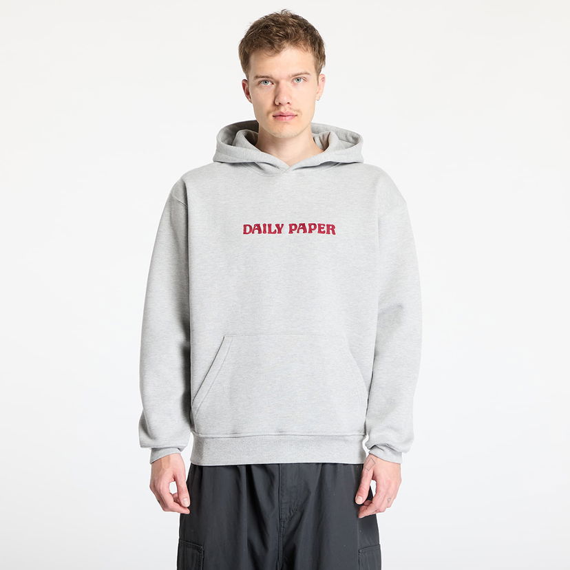 Huppari DAILY PAPER Daily Paper Chain Stitch Oversized Hoodie Harmaa | 2511136