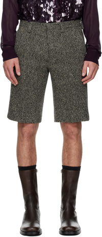 Dries Van Noten Tailored Wool Shorts