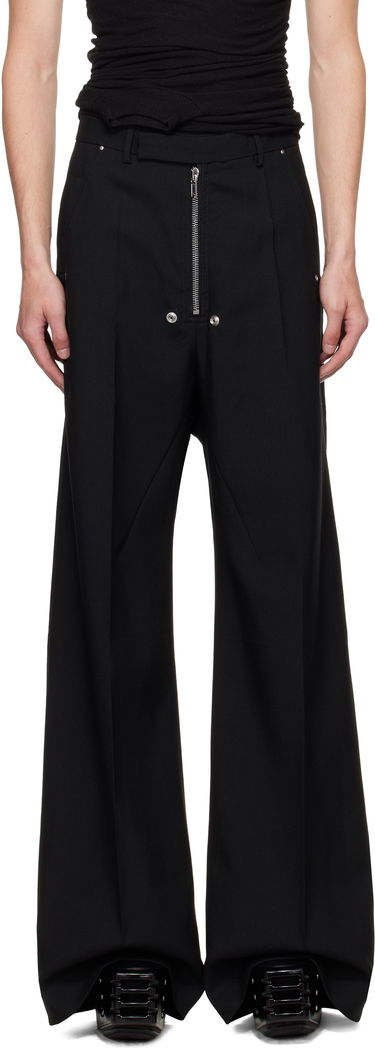 Housut Rick Owens Rick Owens Concordians Wide Bela Tailored Trousers Musta | RU02E1354 WGP, 0