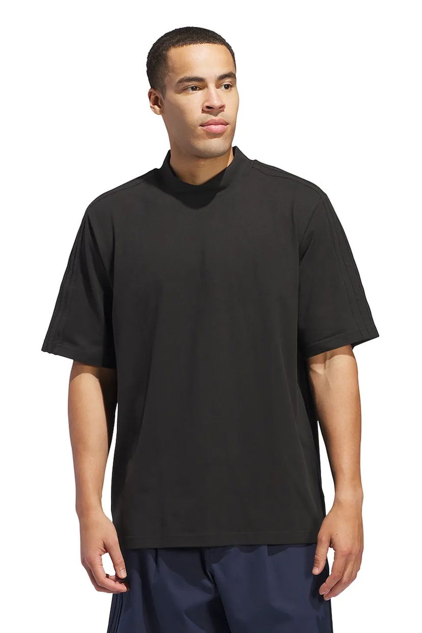 Poolopaita adidas Originals adidas Originals Rolling Links Mock Neck Polo Musta | IT0139
