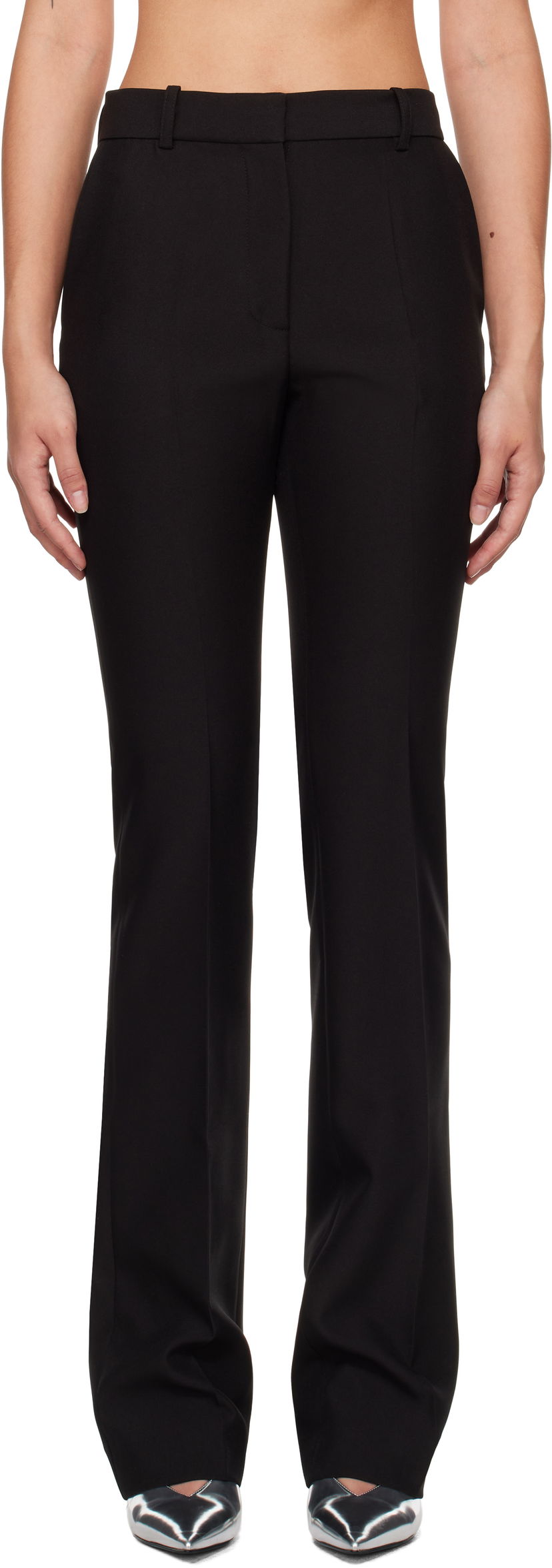 Housut Coperni Straight Tailored Trousers Musta | COPP76F3004