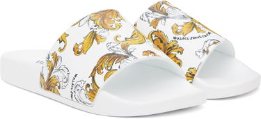 Tennarit ja kengät Versace Versace Jeans Couture Outline Barocco Pool Slides Valkoinen | E78YA3SQ4_EZS365, 3