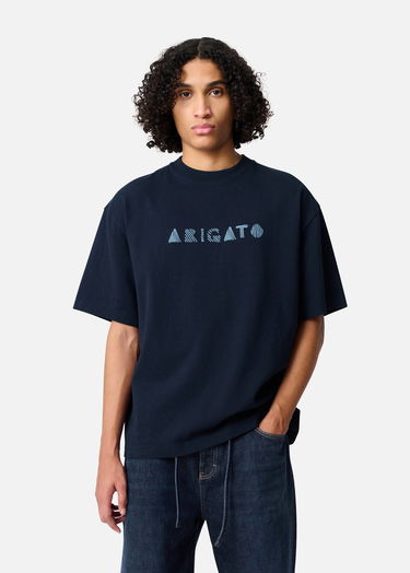 T-paita AXEL ARIGATO Arigato T-Shirt Tummansininen | A3450003, 2