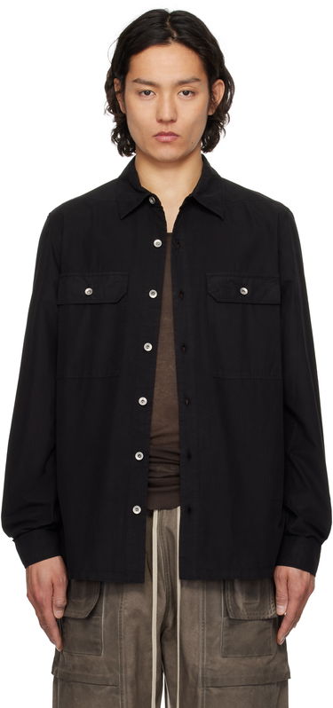 Paita Rick Owens Rick Owens DRKSHDW Hollywood Overshirt Musta | DU01E3296 P, 0