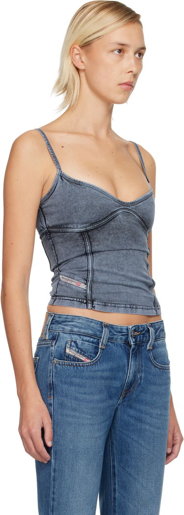 Crop top Diesel Distressed Denim T-Ony Camisole Top Sininen | A18361 0KIBY, 1