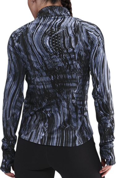 T-paita Nike Wavy Pattern Swift Quarter-Zip Running Top Monivärinen | hv8921-499, 1