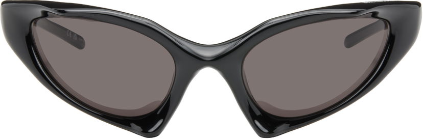 Aurinkolasit Balenciaga Runner Cat Black Sunglasses Musta | BB0352S-001