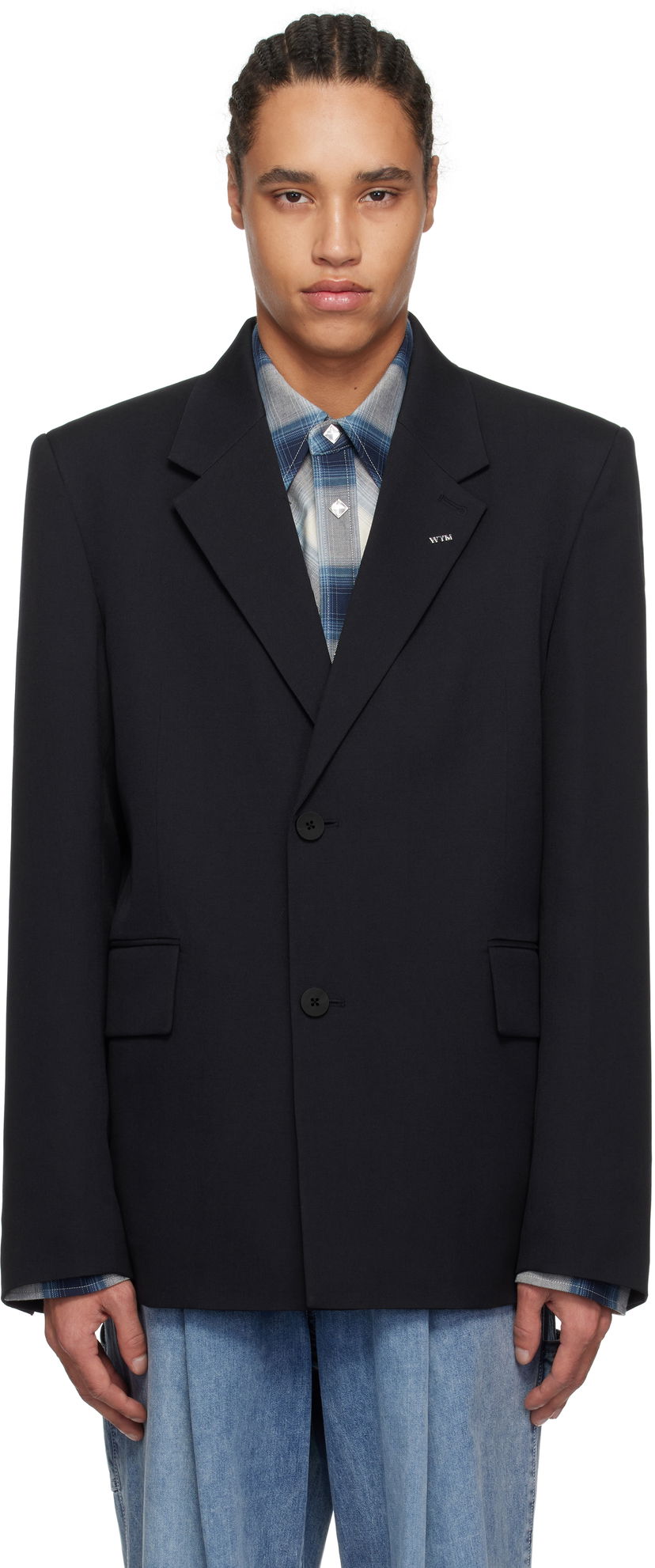 Takki WOOYOUNGMI Wooyoungmi Single-Breasted Wool Blazer Musta | W251CJ01