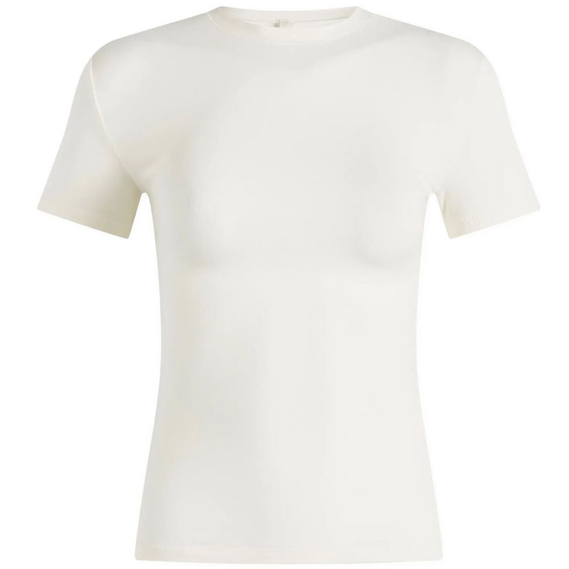 T-paita SKIMS SKIMS Cotton Jersey T-Shirt, Size X-Small Valkoinen | AP-TSH-0638-MBL