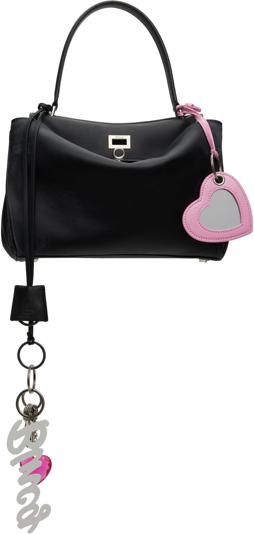 Käsilaukku Balenciaga Balenciaga Rodeo Small Charm Bag Musta | 789779 2AA83