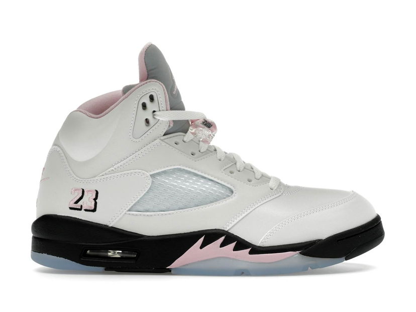 Tennarit ja kengät Jordan Air Jordan 5 Retro "Medium Soft Pink" 35th Anniversary Valkoinen | HQ7978-102