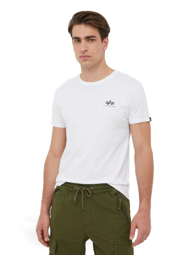T-paita Alpha Industries Logo Tee Valkoinen | 188505.09