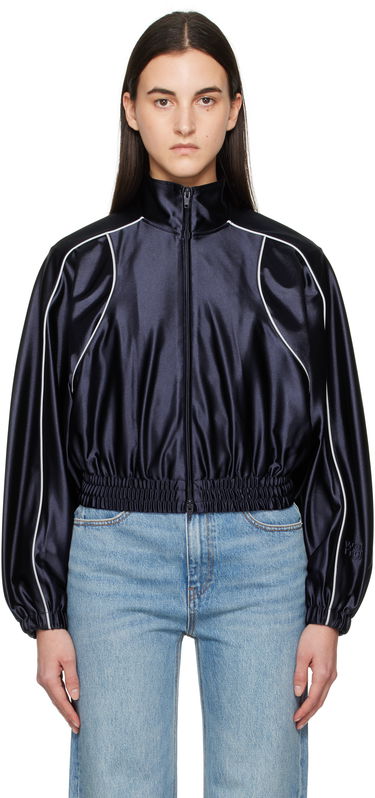 Bomber-takki Alexander Wang Alexanderwang.t Deconstructed Track Jacket Tummansininen | 4CC1252110, 0