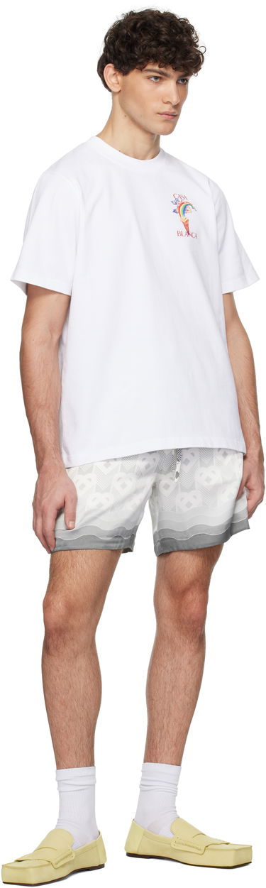 Shortsit Casablanca Drawstring Shorts Harmaa | MPS25-TR-012-01, 3